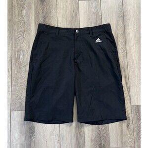 Adidas Golf Shorts Mens 32” Black Performance Active Athletic Classic Pockets